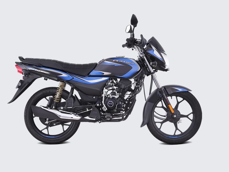 Platina 110 Drum Ebony Black Blue