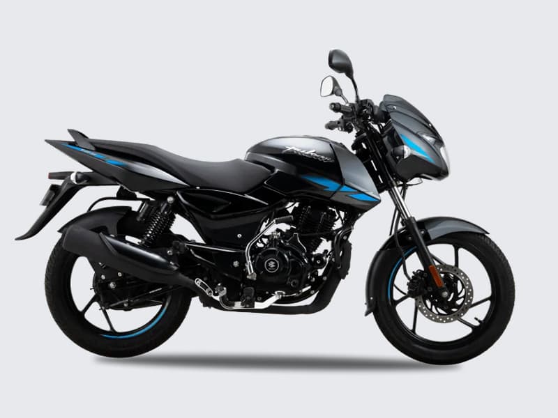 Pulsar 125 Neon Single Seat Black Blue