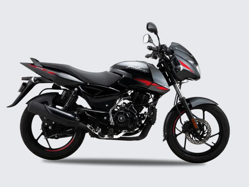 Pulsar 125 Neon Single Seat Black Red