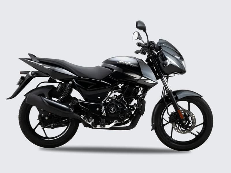 Pulsar 125 Neon Single Seat Black Silver