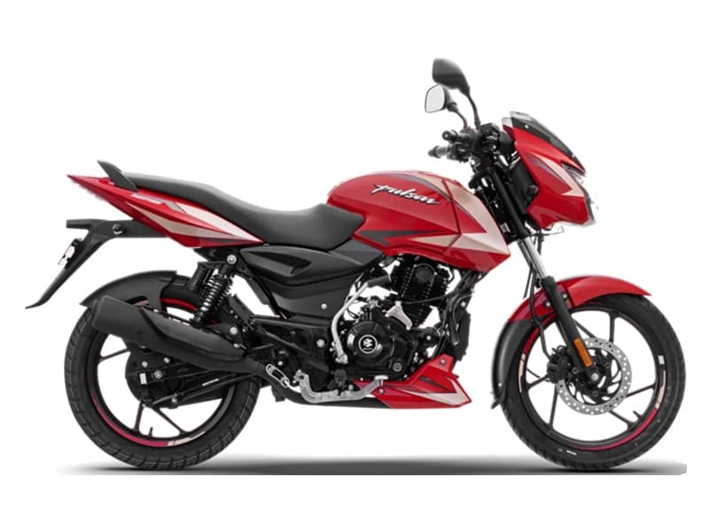 Pulsar 125 Carbon Fiber Single Seat LED Racing Red Tan Beige