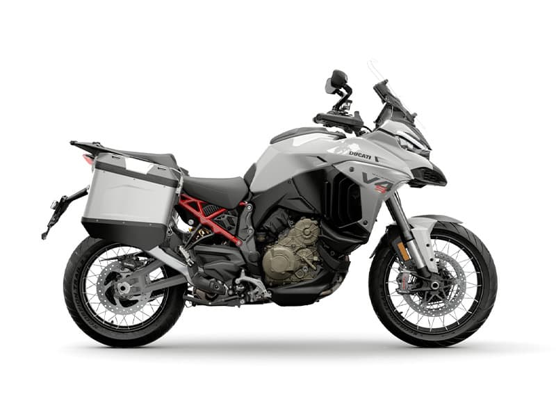 Multistrada V4 S Spokes Wheel Iceberg White