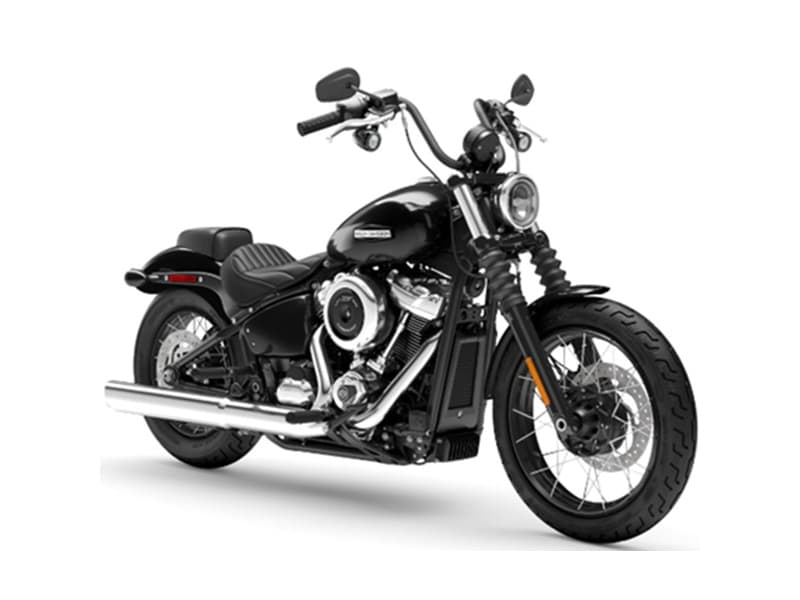 Street Bob Cast Wheels Vivid Black
