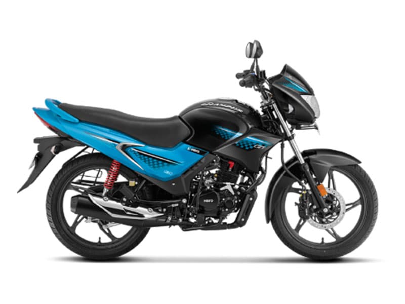 Glamour Drum Brakes OBD2B Techno Blue Met Black