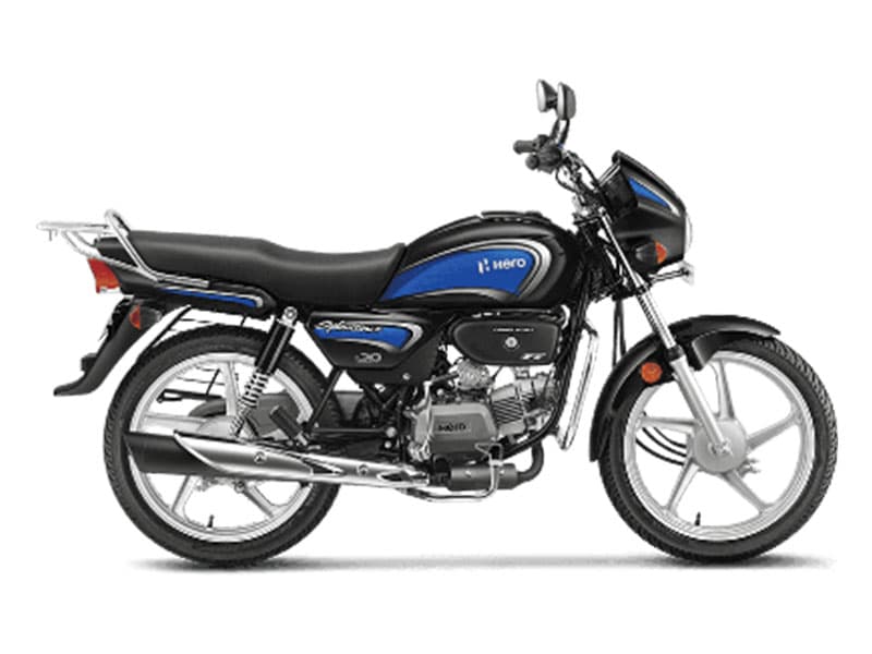 Splendor Plus Drum Brake OBD2B Blue Black