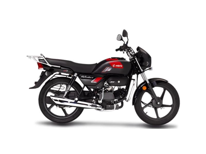 Splendor Plus Xtec Drum Brake OBD2B Red Black