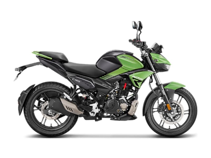 Xtreme 125R Dual Channel ABS Black Leaf Green