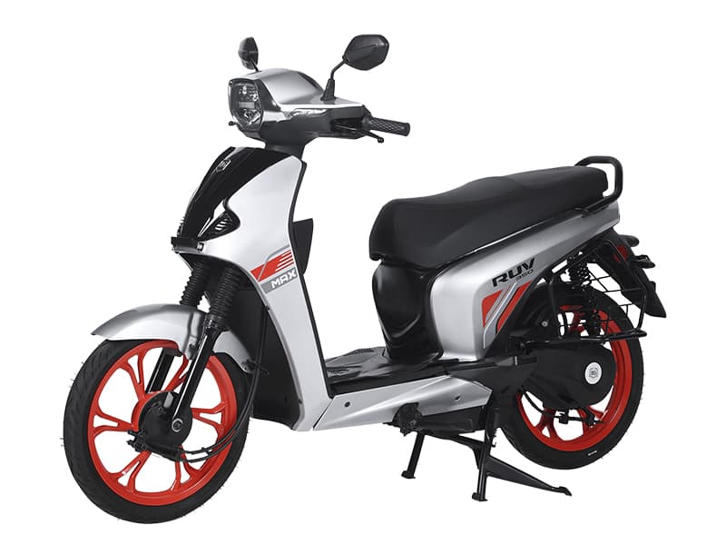 RUV 350 i Ex Platinum Silver with Rouge Orange Wheels