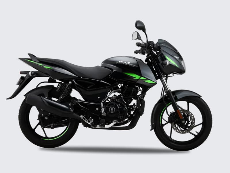 Pulsar 125 Neon Single Seat Black Green