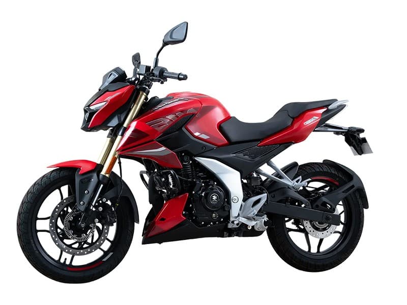 Pulsar N160 Dual Channel ABS with USD Glossy Racing Red