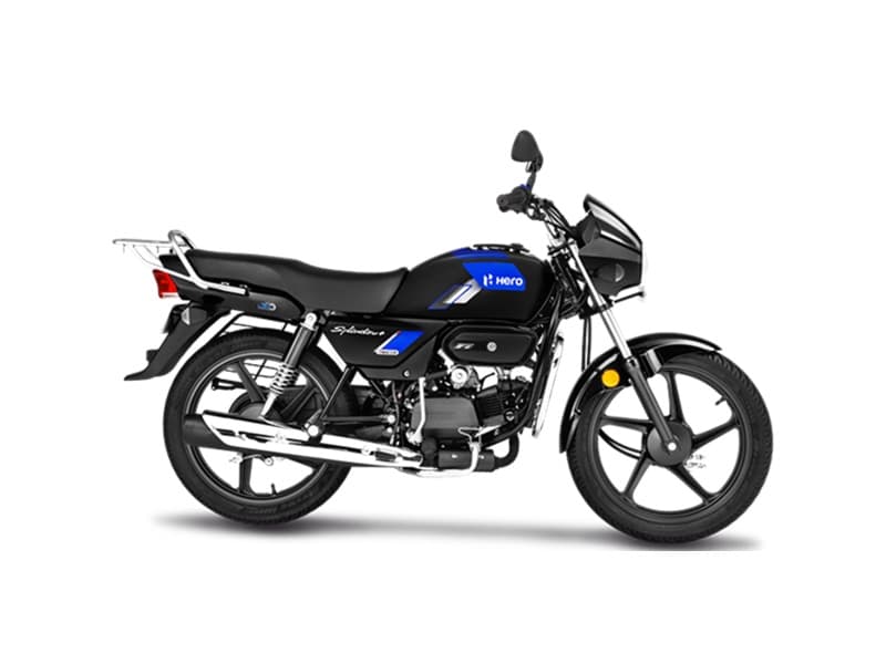 Splendor Plus Xtec Disc Brake Black Sparking Blue