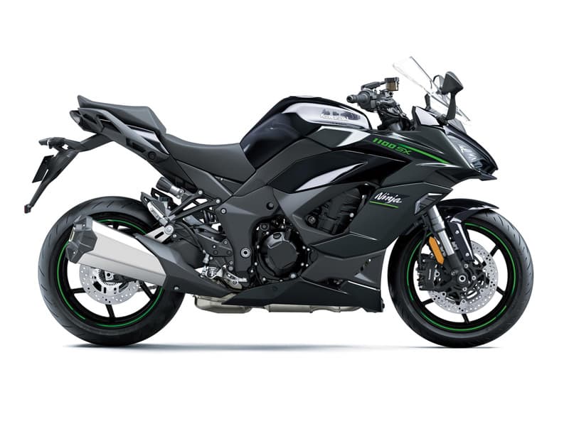 Ninja 1100SX Metallic Carbon Gray / Metallic Diablo Black