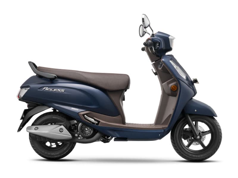 Access 125 Ride Connect Disc Brake with Alloy Wheel Metallic Mat Steller Blue