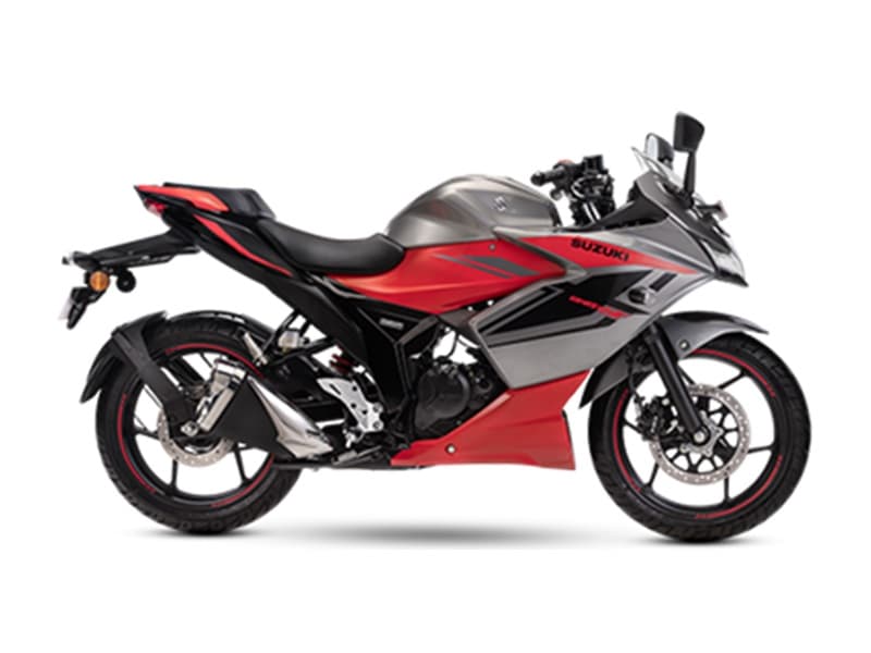 Gixxer SF OBD-2B Metallic Oort Gray / Pearl Mira Red