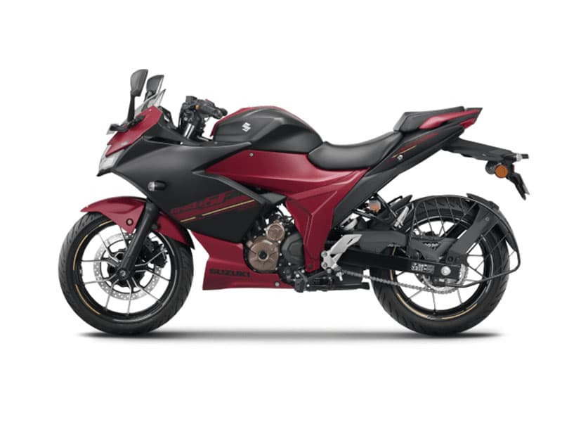 Gixxer SF 250 FFV Metallic Mat Black No 2 / Metallic Mat Bordeaux Red