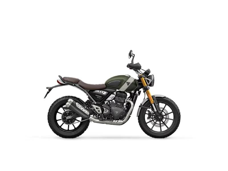 Scrambler 400 X Matt Khaki Green / Fusion White