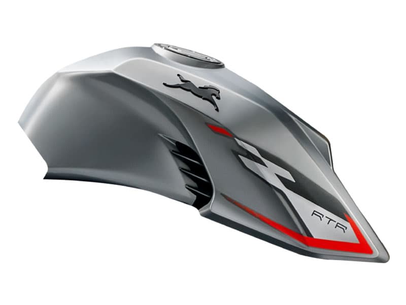 Apache RTR 160 4V Drum Granite Grey