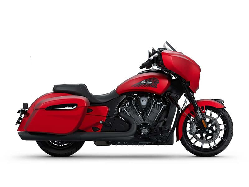 Cheiftain Powerplus Dark Horse with 112 Package Sunset Red Smoke