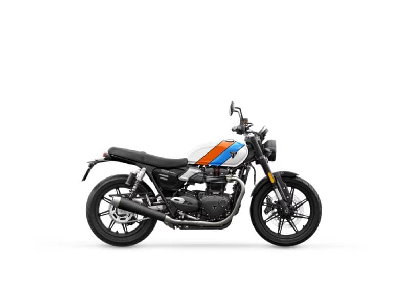 Speed Twin 900 Pure White / Maui Blue / Tangerine Orange